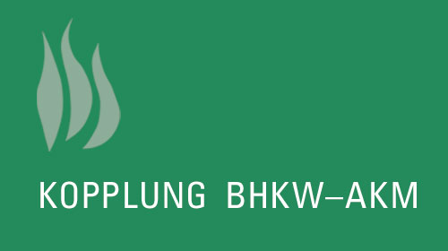 Kraft-Wärme-Kälte-Kopplung (BHKW + AKM)