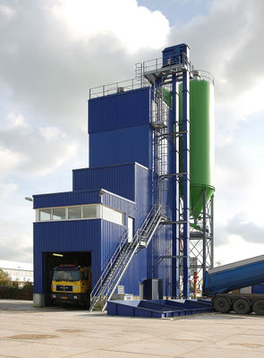Beton-Recyclinganlage für Restbeton und Spülwasser