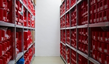 Sortierte Kleinteile für die Produktion