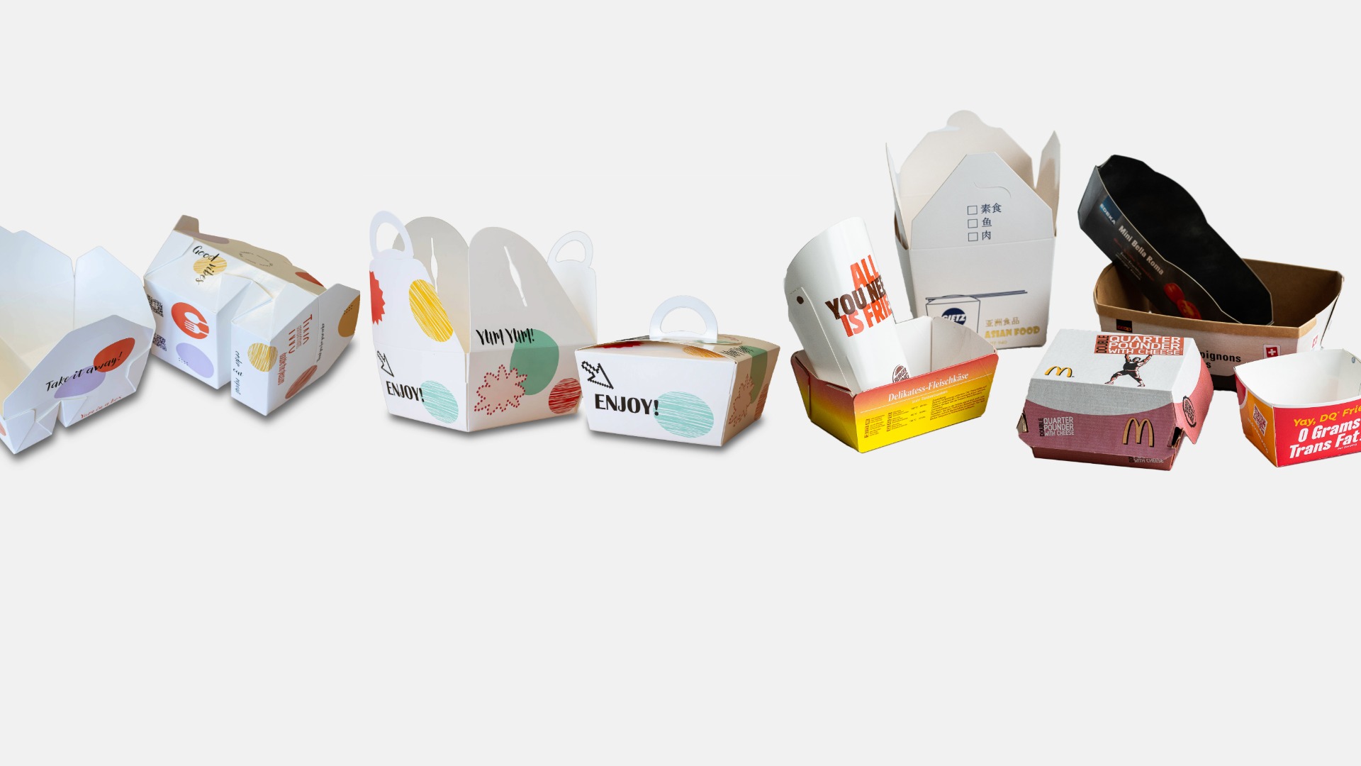 Konische Take-Away-Schalen