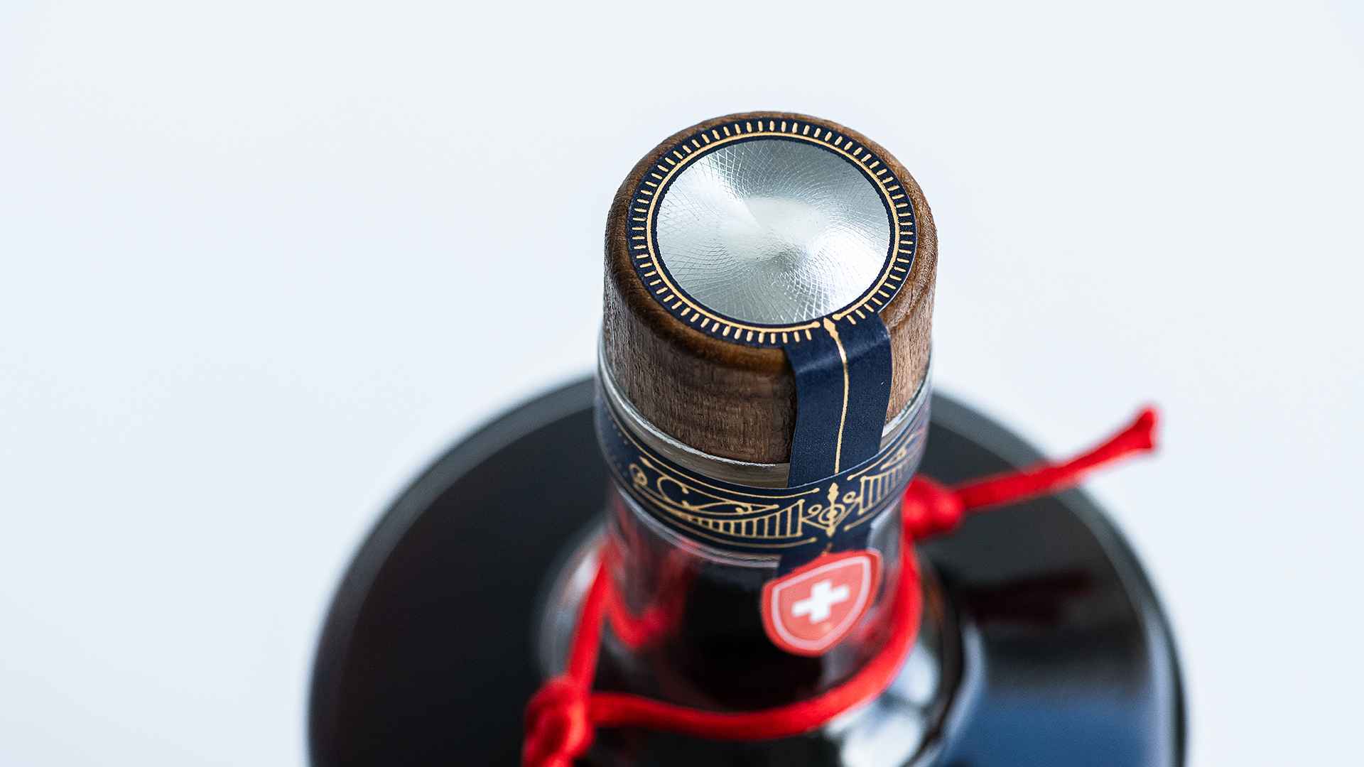 Flasche mit Hologramm
