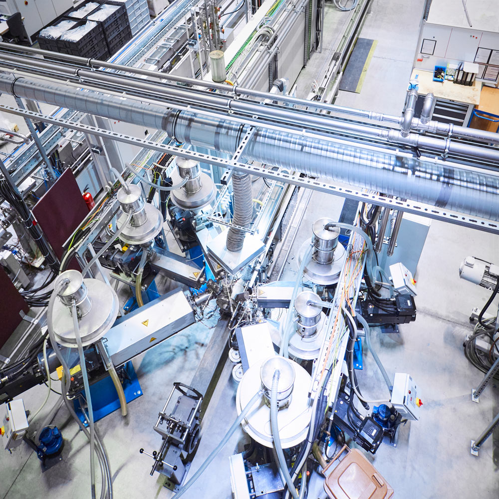 Produktionsbereich am Hauptsitz Greven
