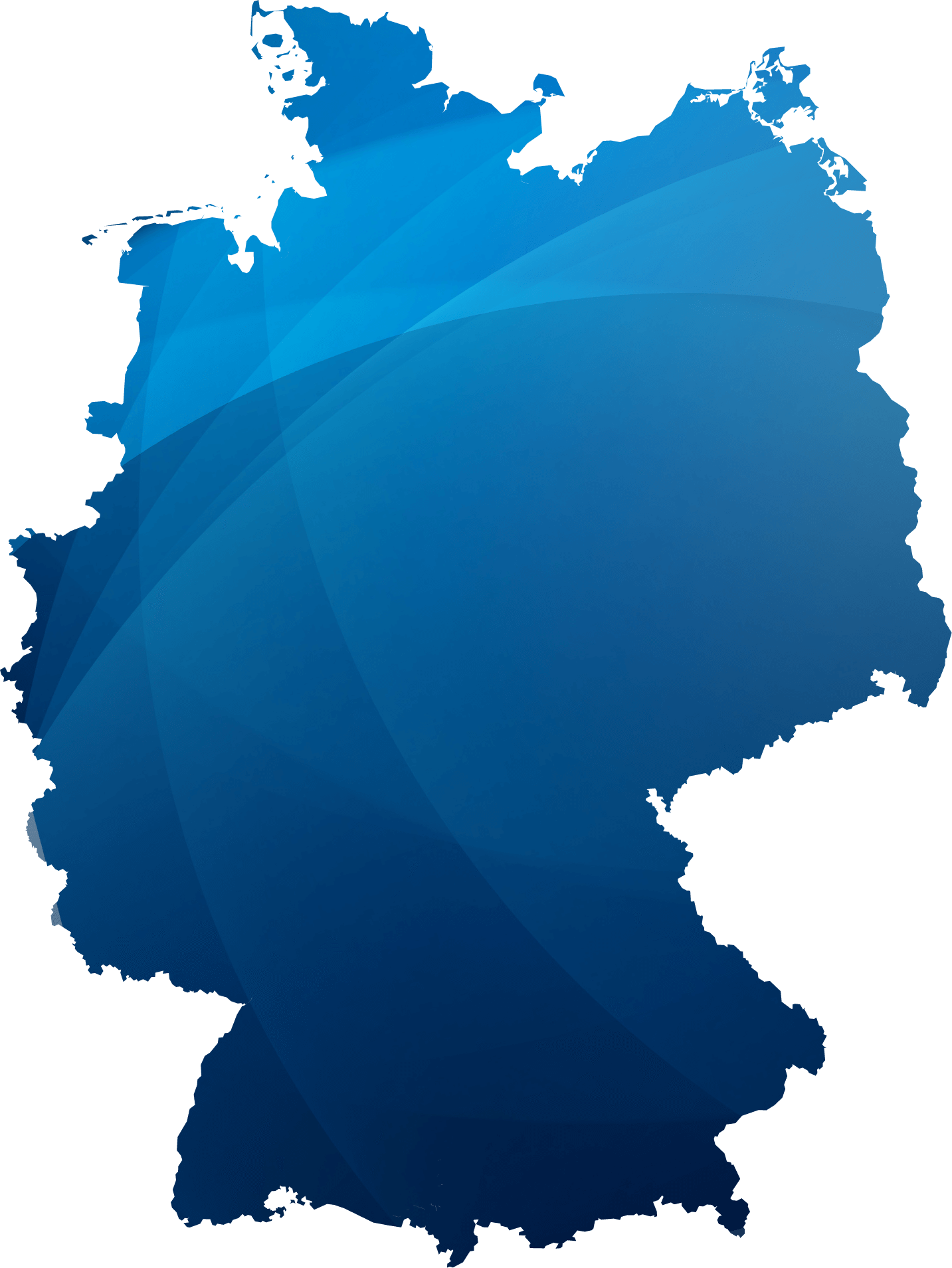 Liefergebiet Deutschland mit fünf Standorten