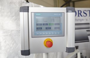 Touchscreen-Bedienteil