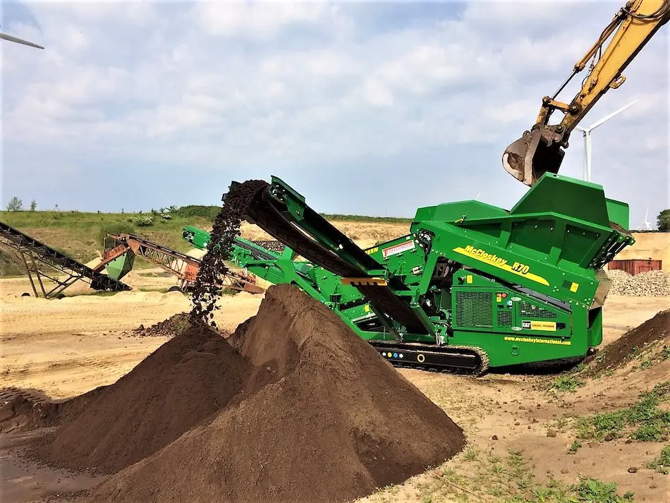Grobstücksiebanlage McCloskey R70