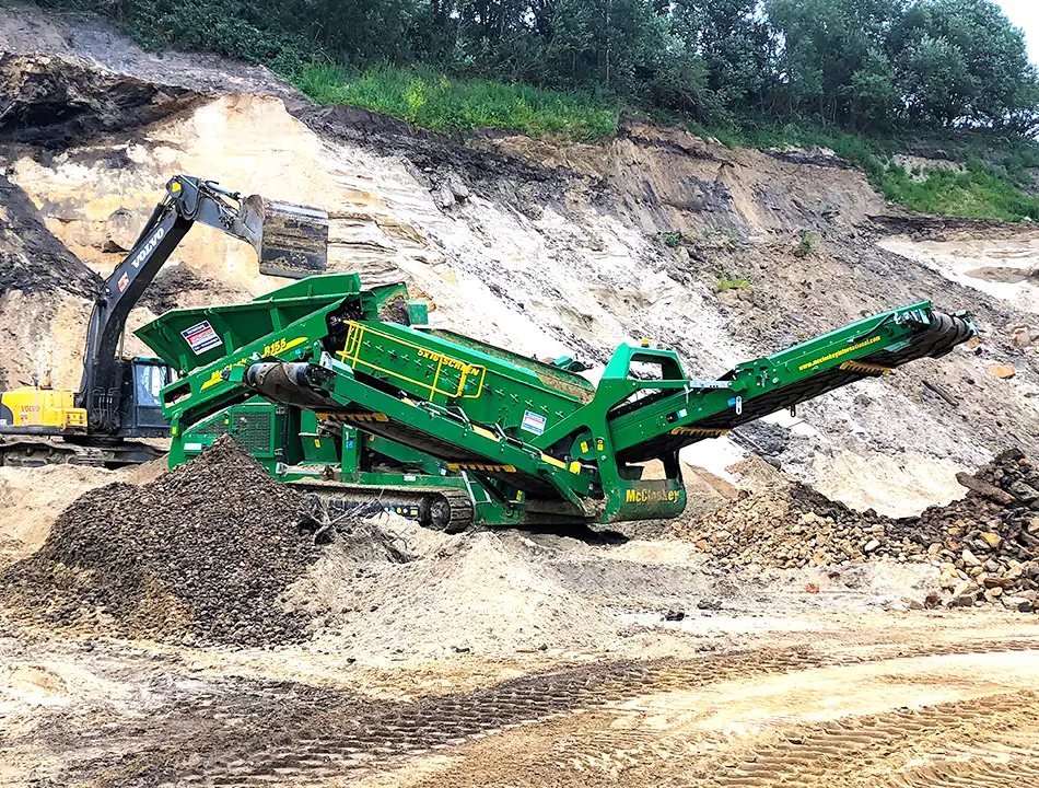 Grobstücksiebanlage McCloskey R155