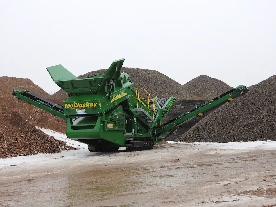 Grobstücksiebanlage McCloskey R105