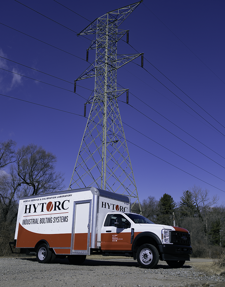 HYTORC mobiler Service-Van mit Kalibrierlabor und Reparaturzentrum