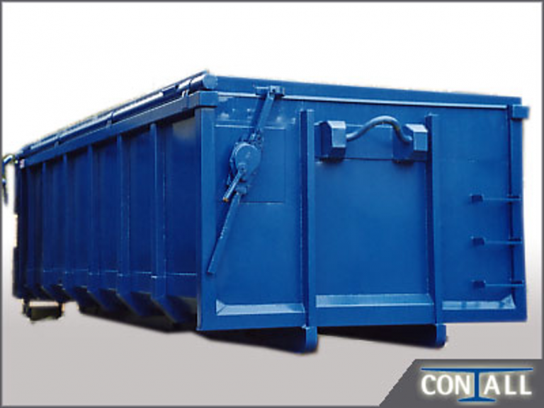 Abrollcontainer mit Windendeckel