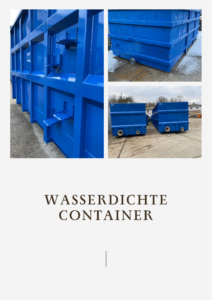 Wasserdichter Container (Sonderbau)