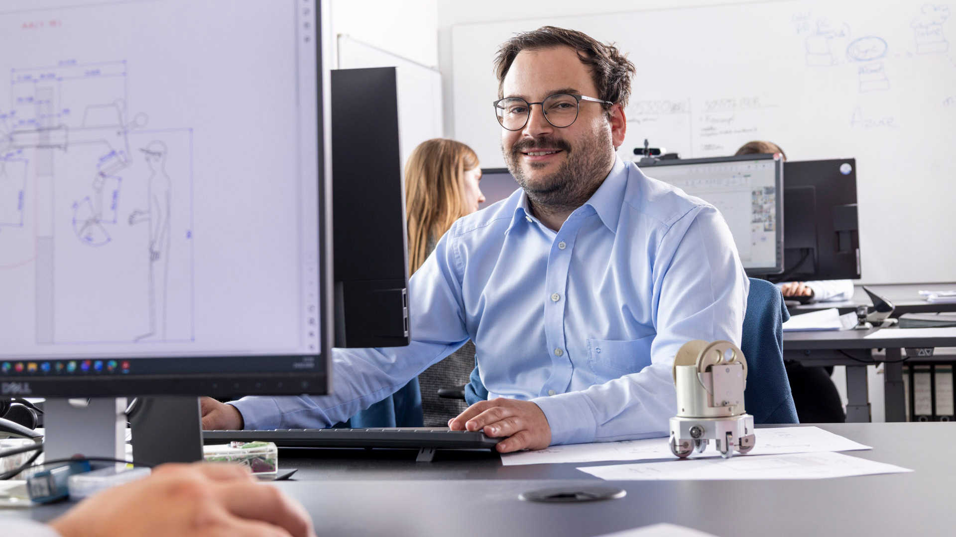 Manipulator im Einsatz