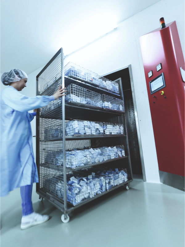 Sterilisation in der EO-Kammer