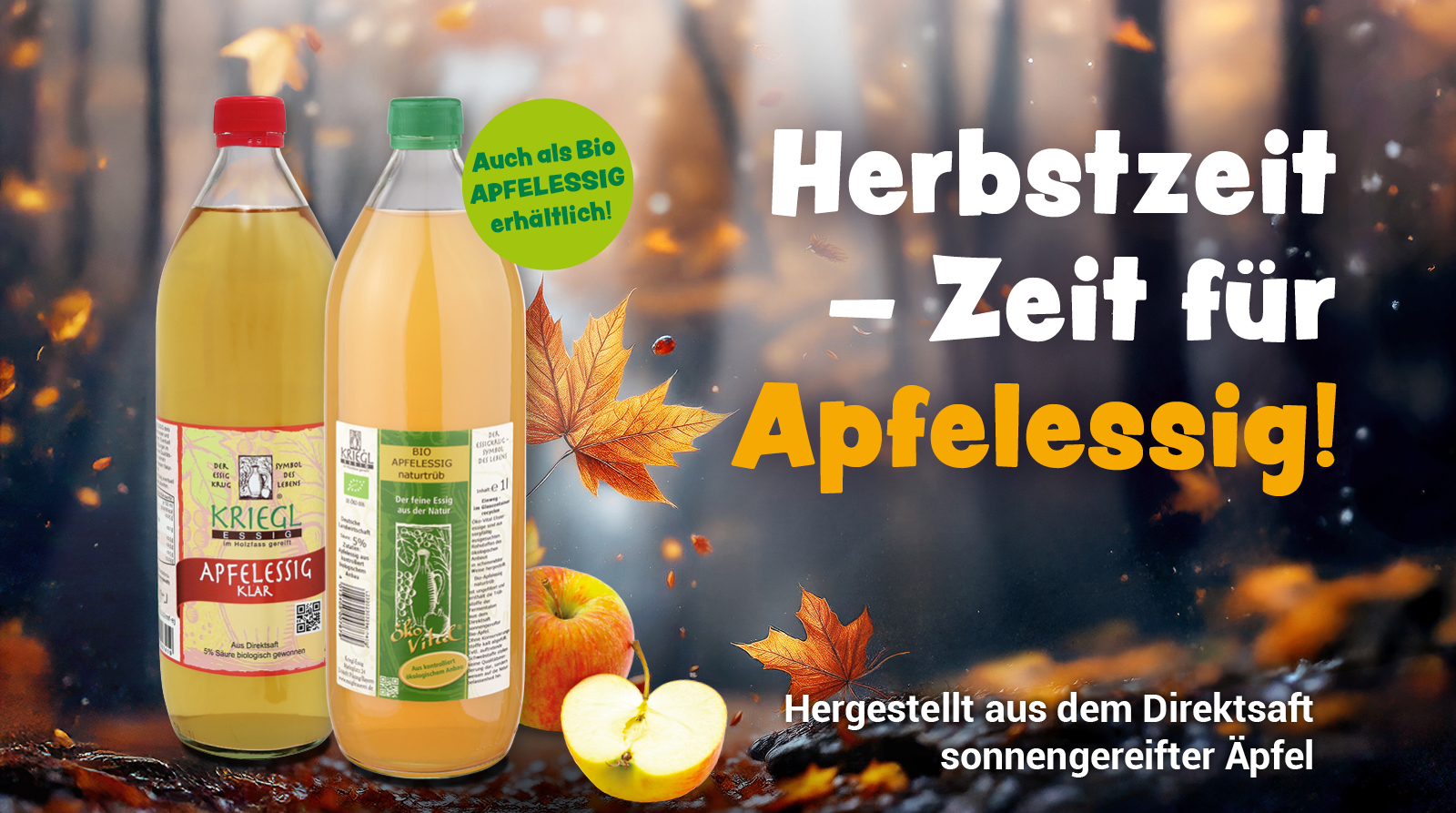 Herbstzeit – Apfelessig 2025