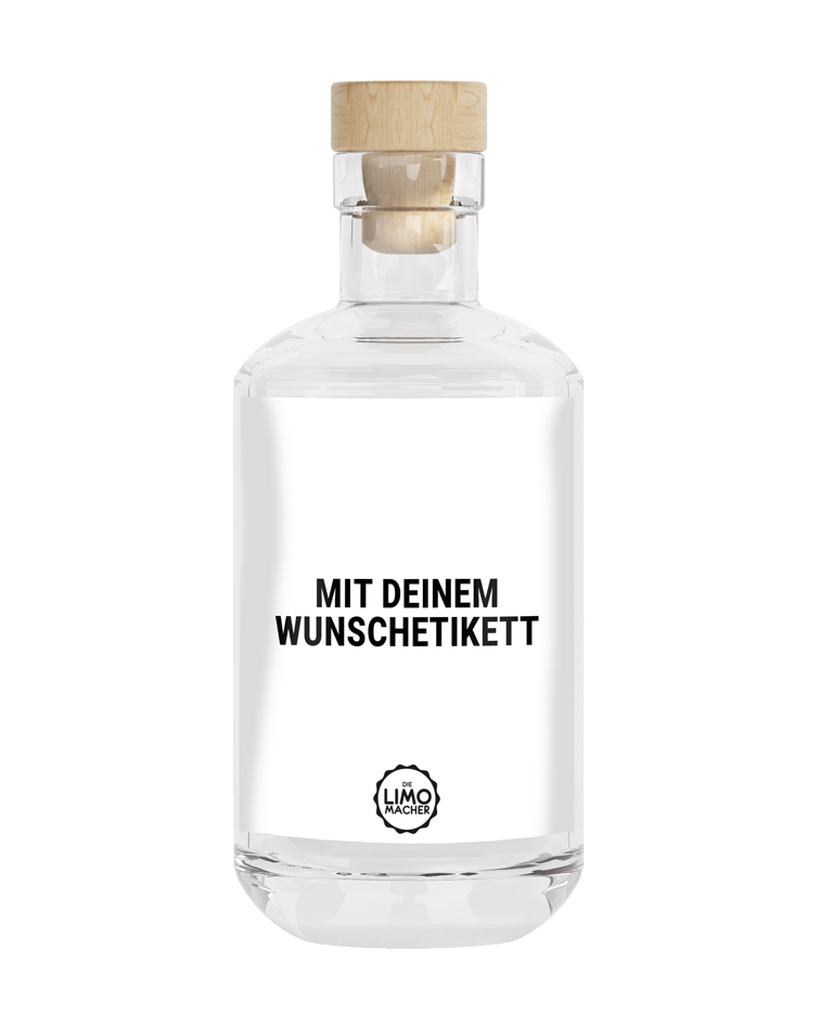Gin 500ml mit Wunschetikett