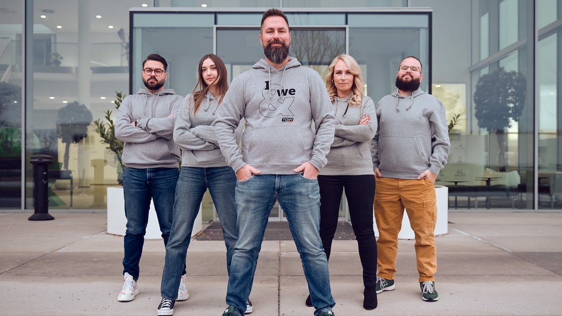 Team nach Brand Relaunch