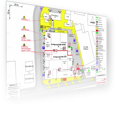 Feuerwehrplan nach DIN 14095