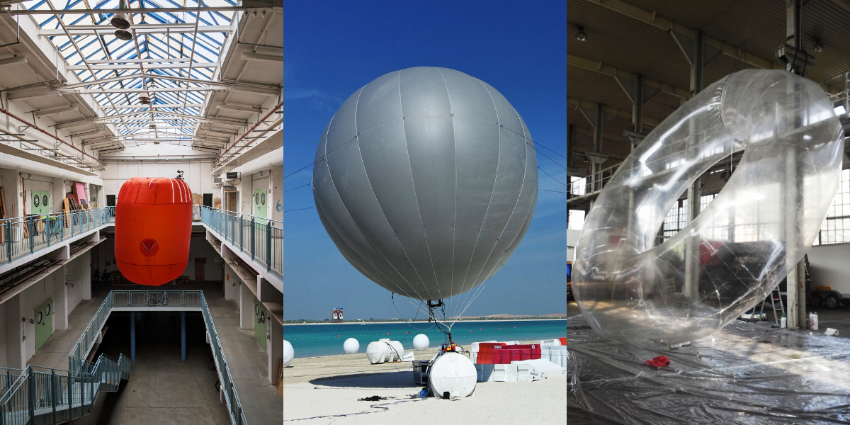 Drei verschiedene Blimp-Projekte