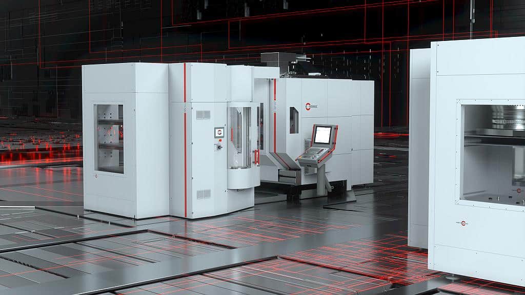 HERMLE C32 U mit Handlingsystem HS flex heavy
