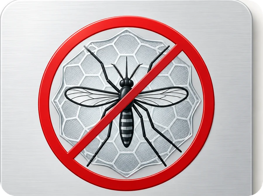 Insektenabwehrende Ausführung