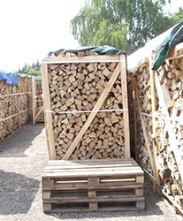 Holzsortiment des Brennstoffhandels