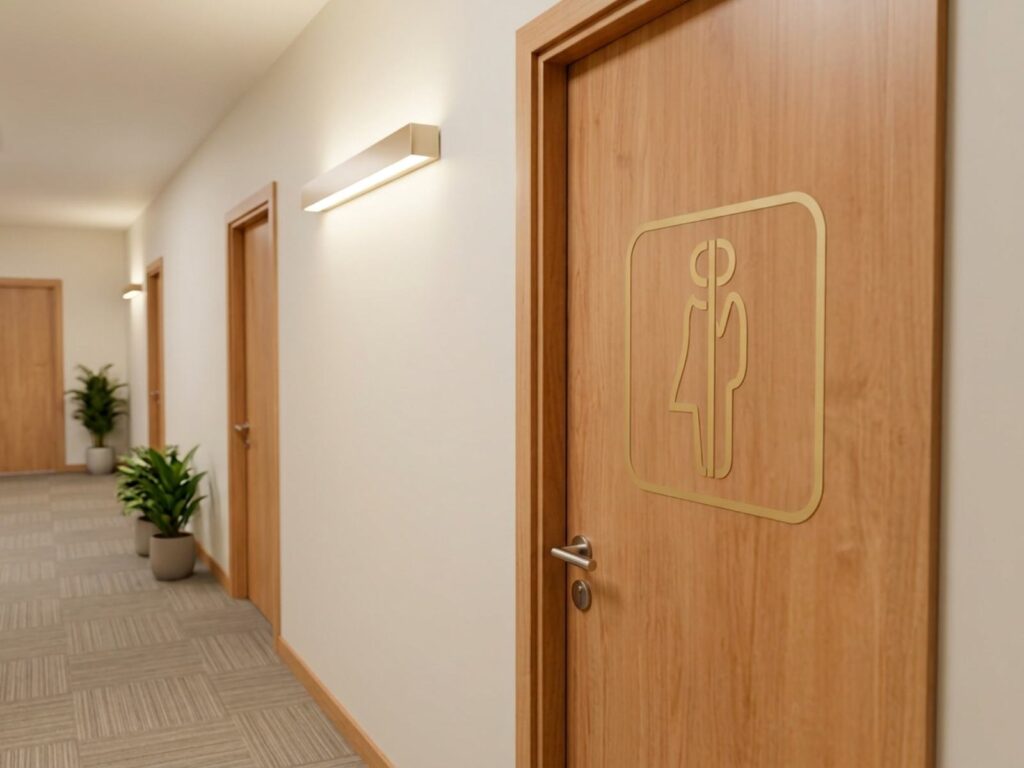 Türschild mit Einlegeblatt