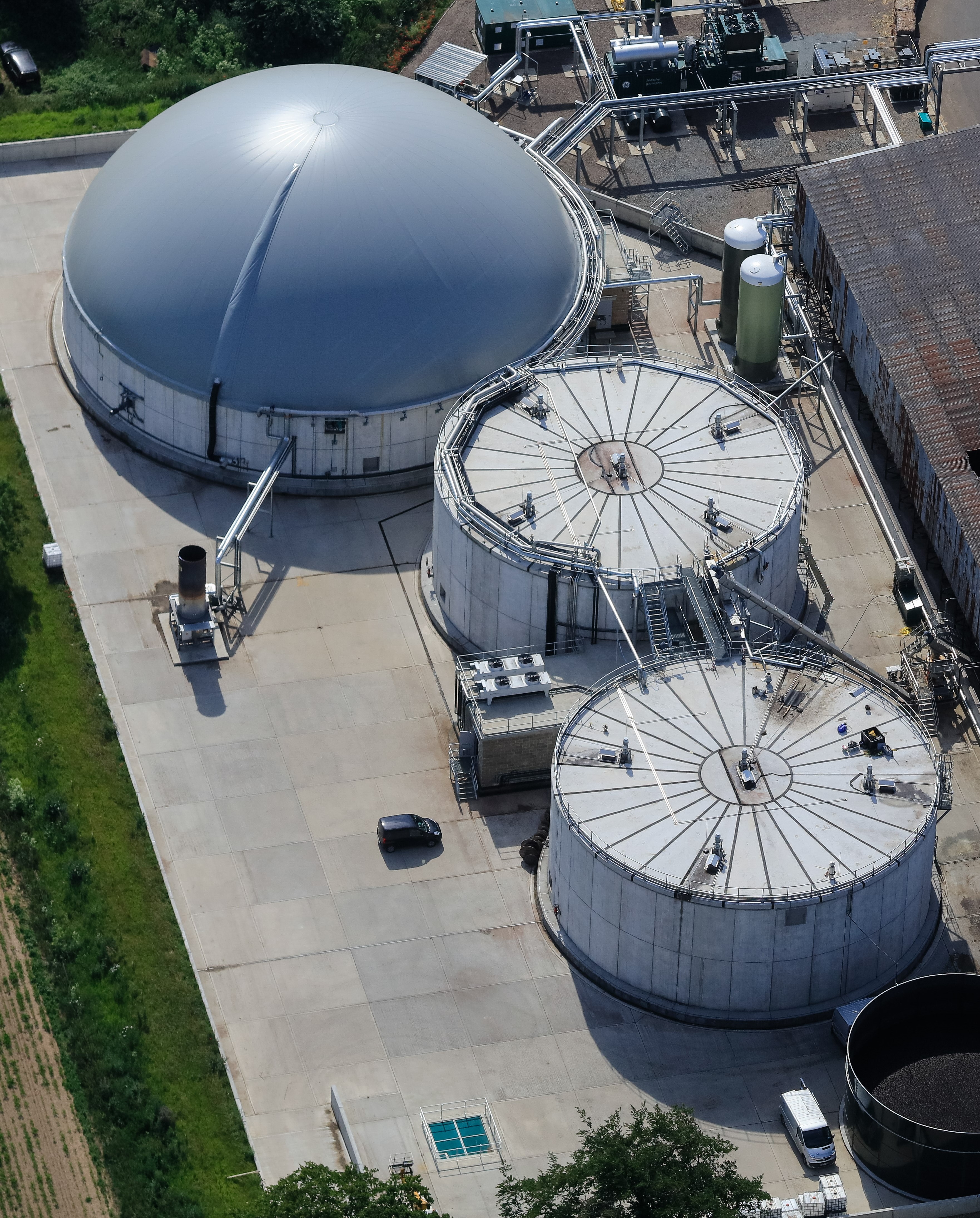 Biogasanlage Methwold, Großbritannien