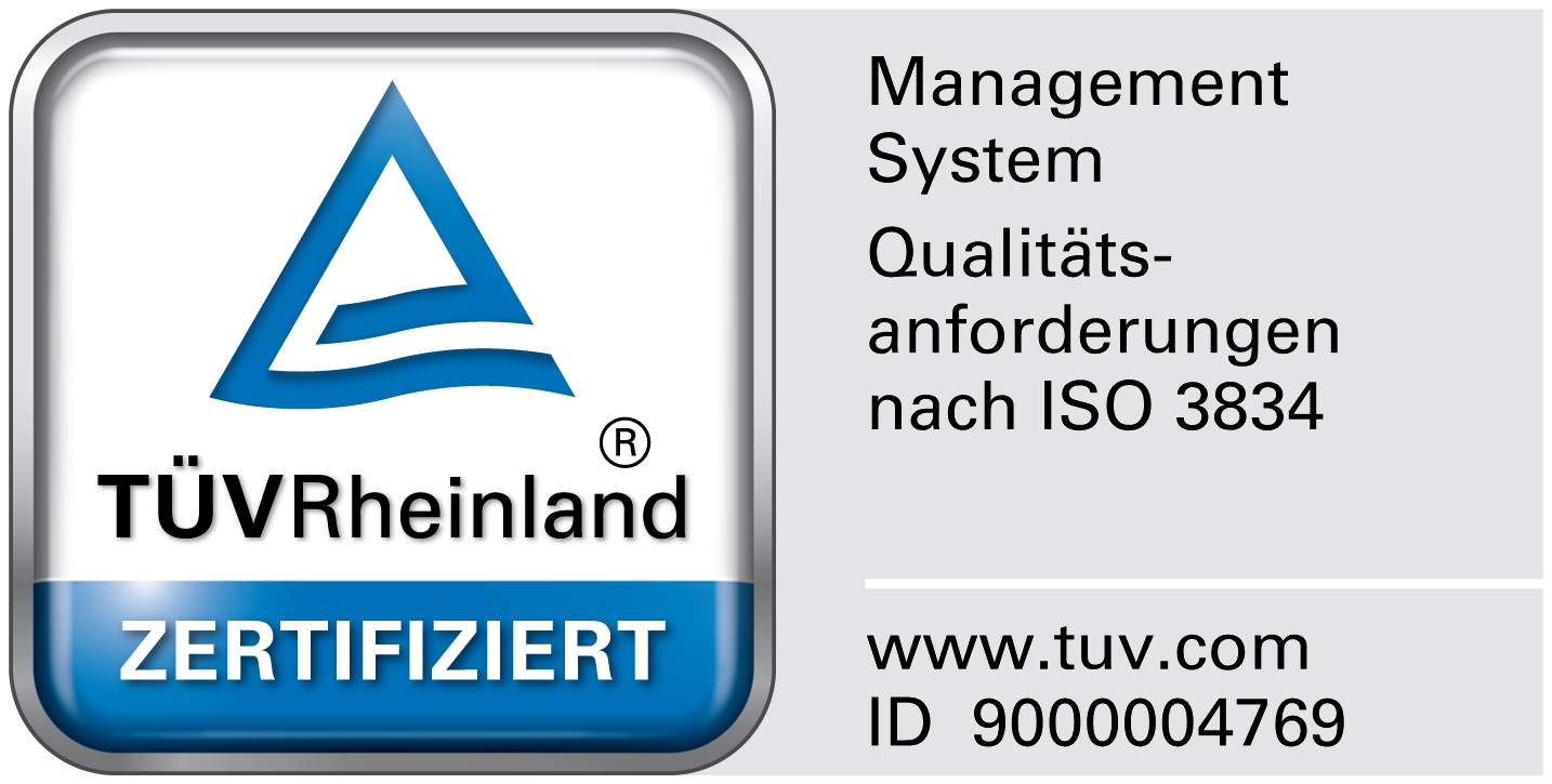 Schweißfachbetrieb nach EN ISO 3834-2