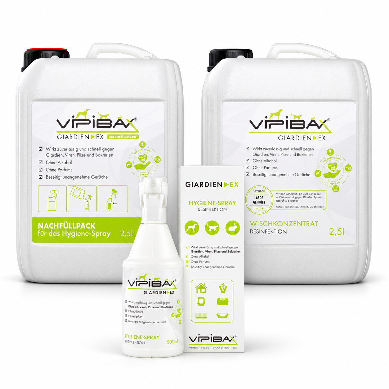 Giardien EX® Hygiene-Komplettset