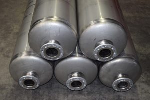 Edelstahl-Abgasschalldämpfer