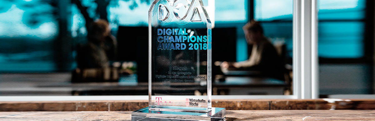 Auszeichnung Digital Champions Award