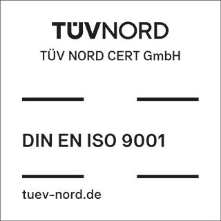 TÜV-Zertifikat DIN EN ISO 9001:2015