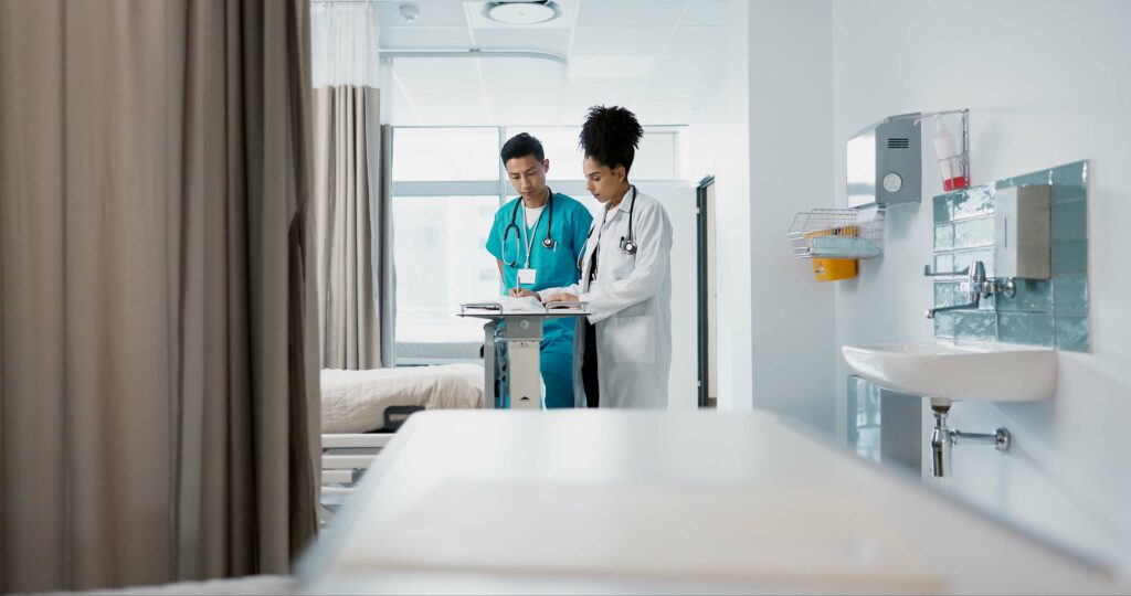 Medizinisches Fachpersonal im Einsatz