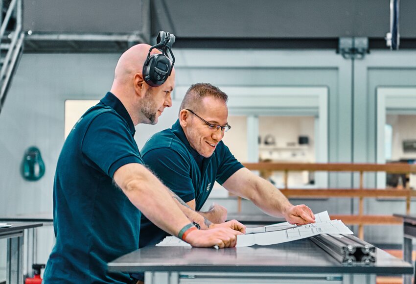 Produktion in der Manufaktur Halle (Saale)