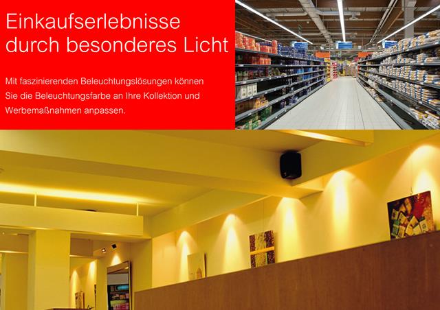 LED-Spezialleuchten für den Handel