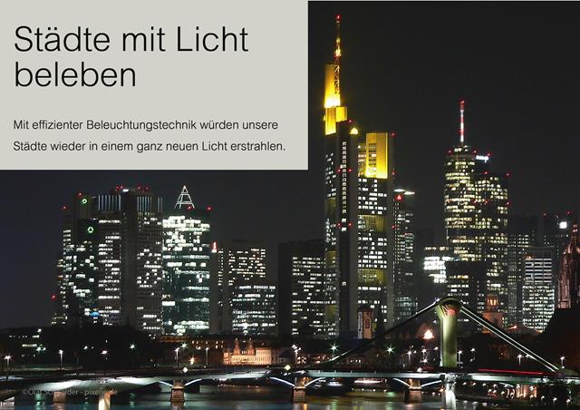 LED-Beleuchtungslösungen für Städte und öffentliche Bereiche