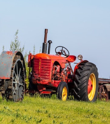 Reparatur von Oldtimertraktoren