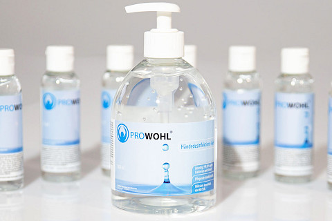 Desinfektions-Gel zur hygienischen Händedesinfektion