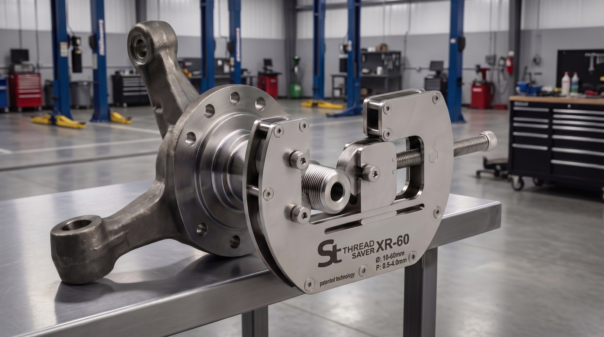 Gewinderestaurierung an Industriekomponente (XR-60 Technologie)