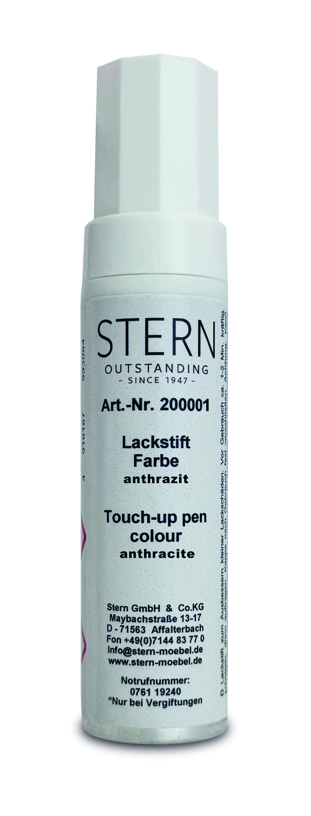 Lackstift anthrazit, 12 ml (Art. 200001)
