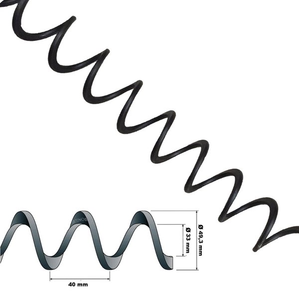 Förderschnecke als Meterware (bis 100 m)