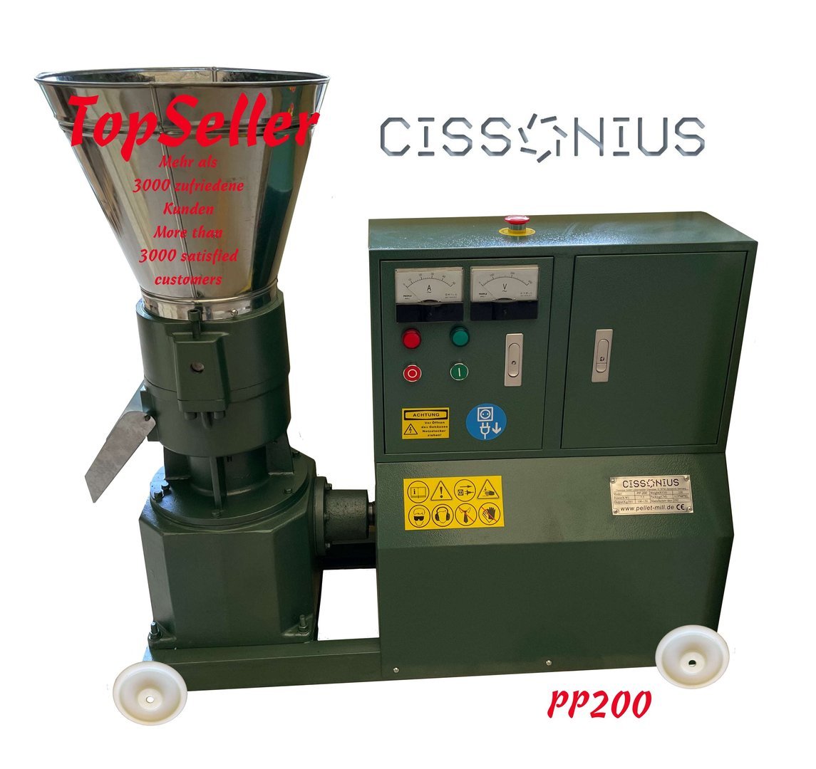 Pelletpresse PP200-PM für Holzpellets