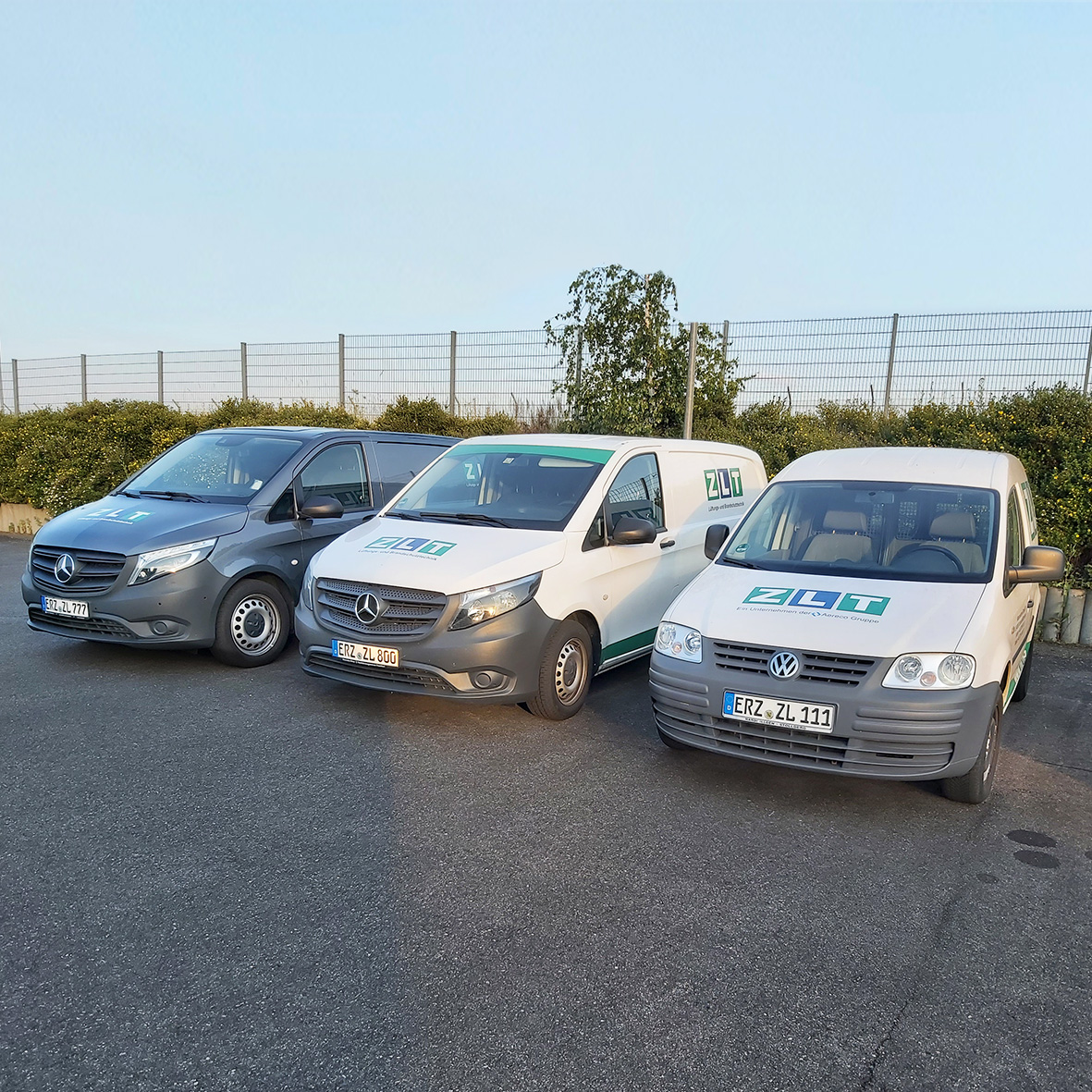 ZLT Servicefahrzeuge im Wartungseinsatz