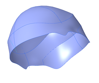 Flächenkontur Helm