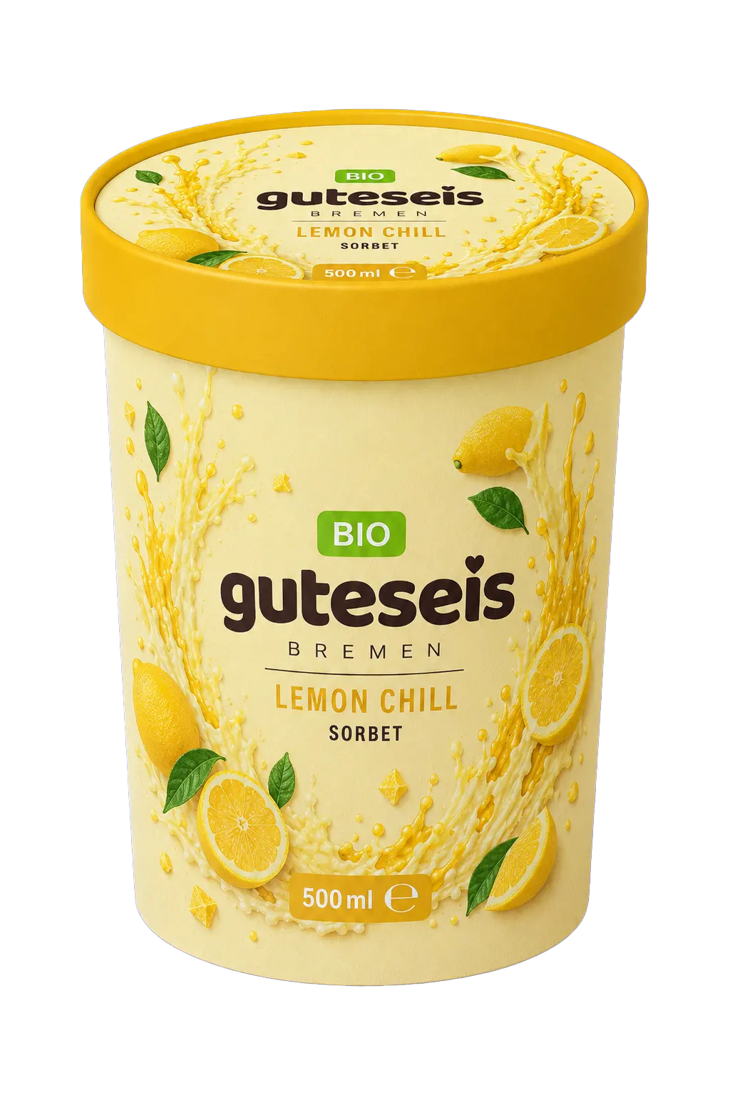Zitronensorbet