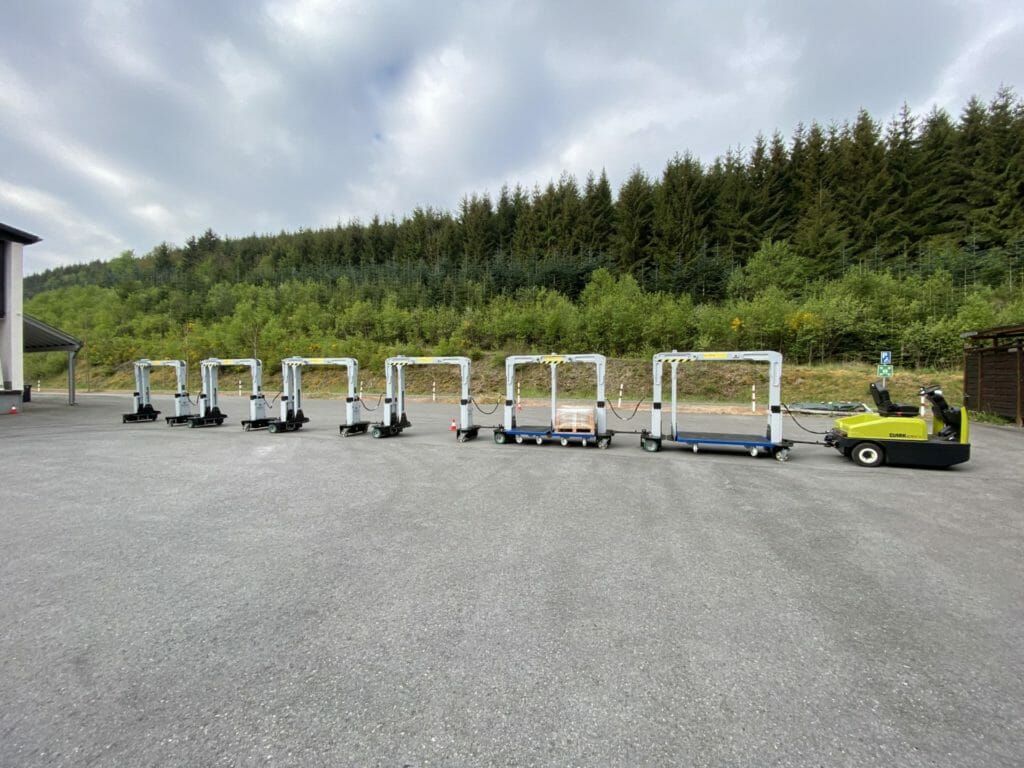 Modularer Double-U-Frame mit Ladungsträgern