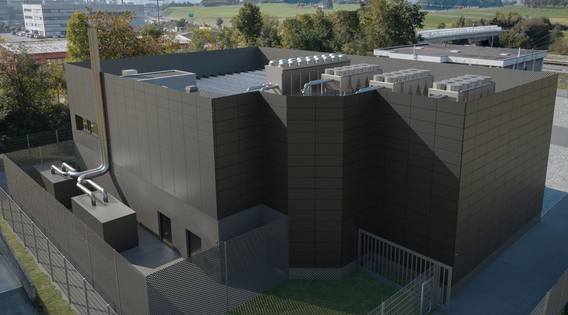 Datacenter mit Solarfassade