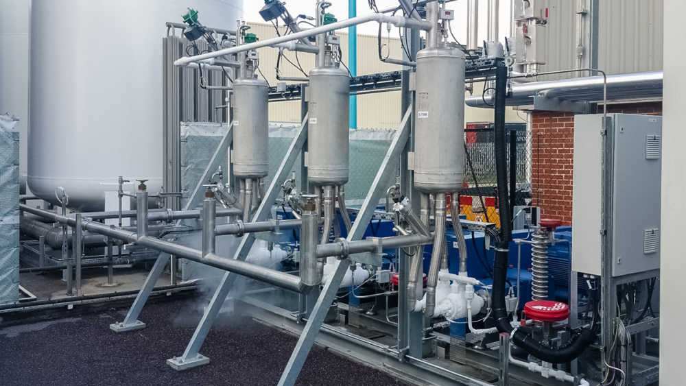 Pumpenaggregate am Standort Willich