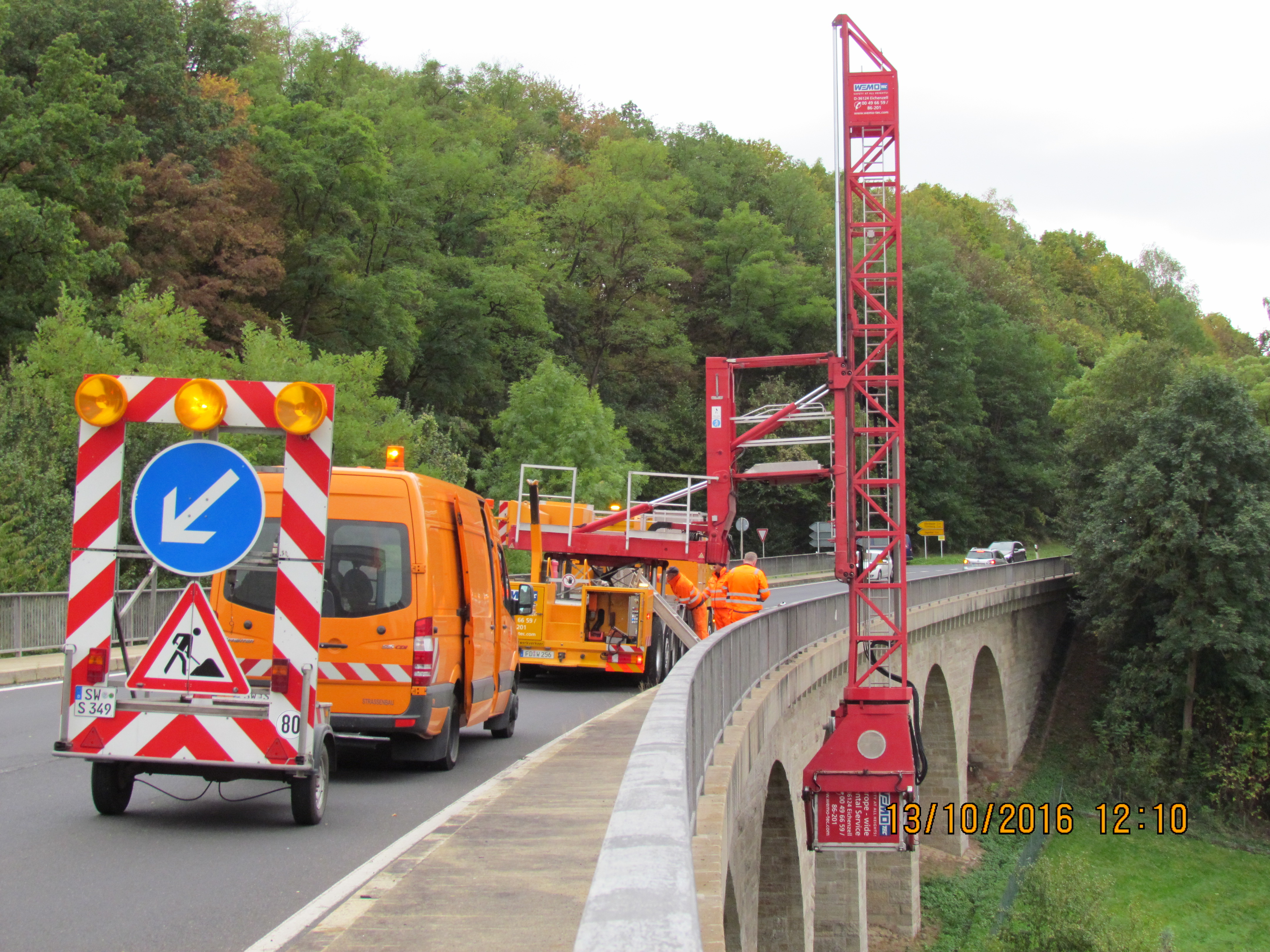 Objektbezogene Schadensanalyse Brücke Trimberg