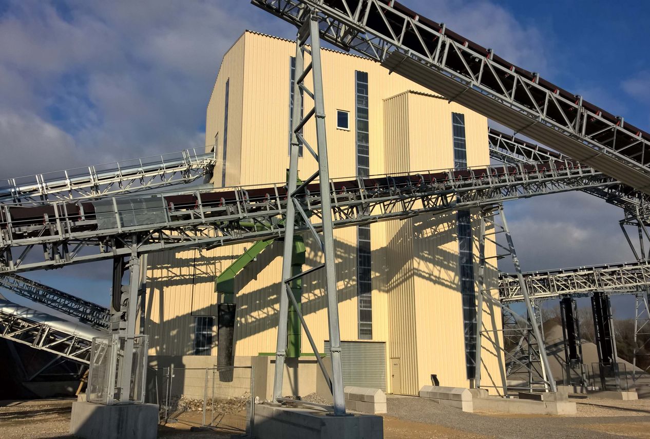 Höchstädt gravel plant (Kiesa crushing plant)