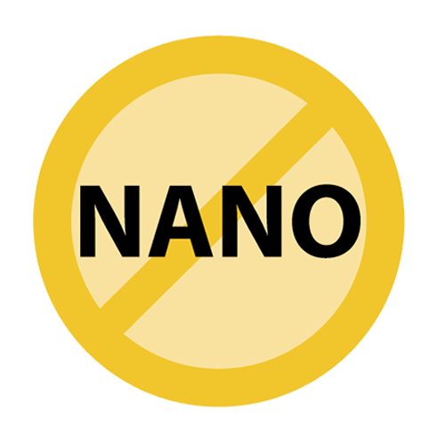 Nanofreies Produkt mit recyceltem Anteil